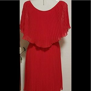 Chiffon red dress Allen.B size 2